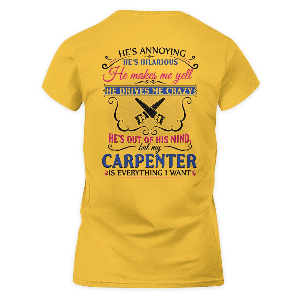 Awesome Carpenter's Lady-T-Shirt-#M110225HILLA5BCARPZ6