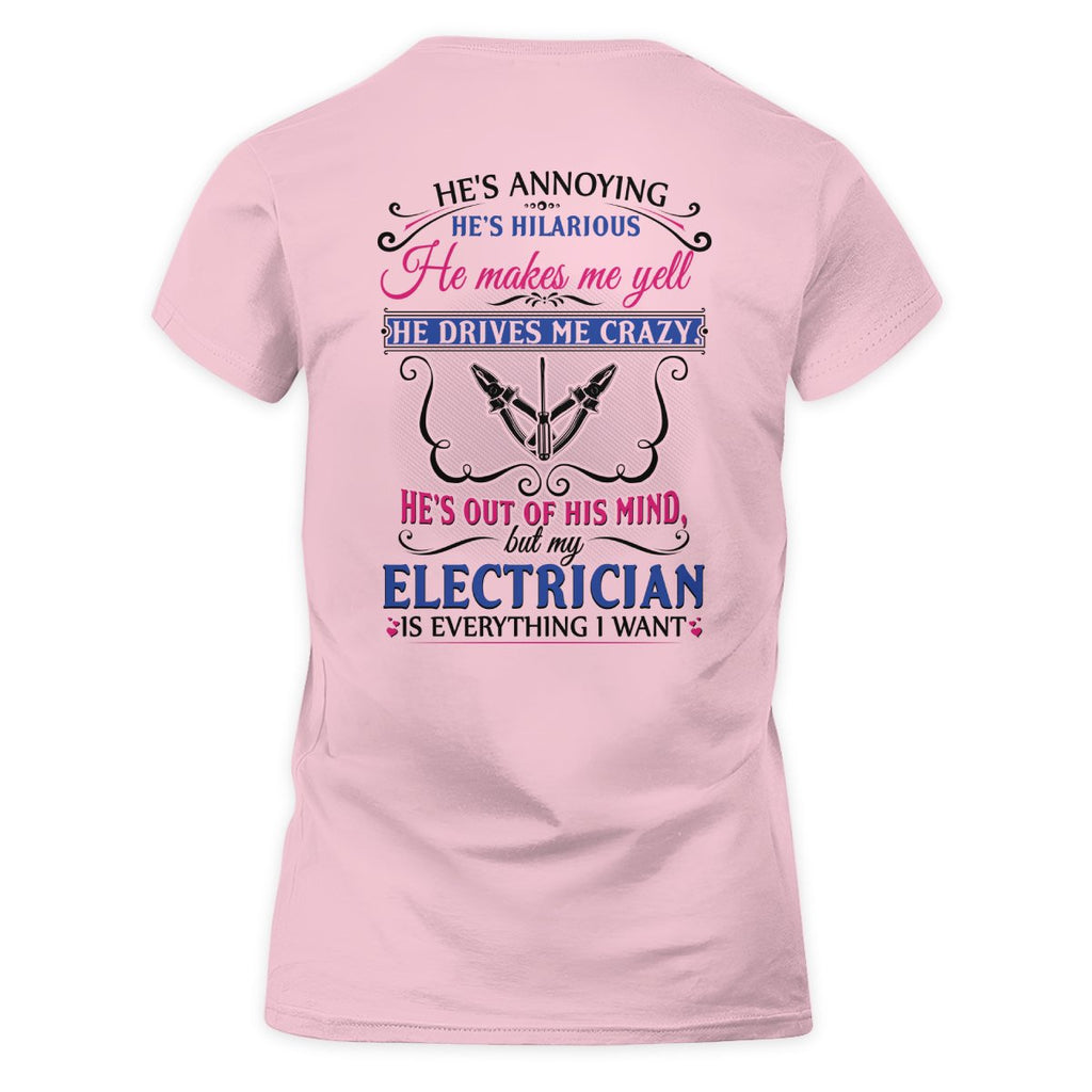 Awesome Electrician's Lady-T-Shirt - grunx260804-0067