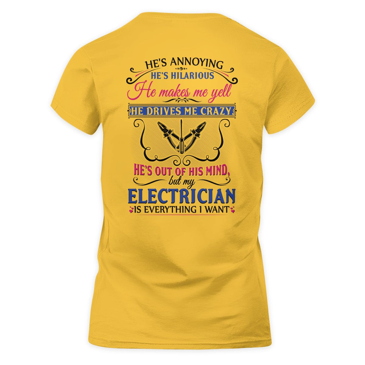 Awesome Electrician's Lady-T-Shirt - grunx260804-0067