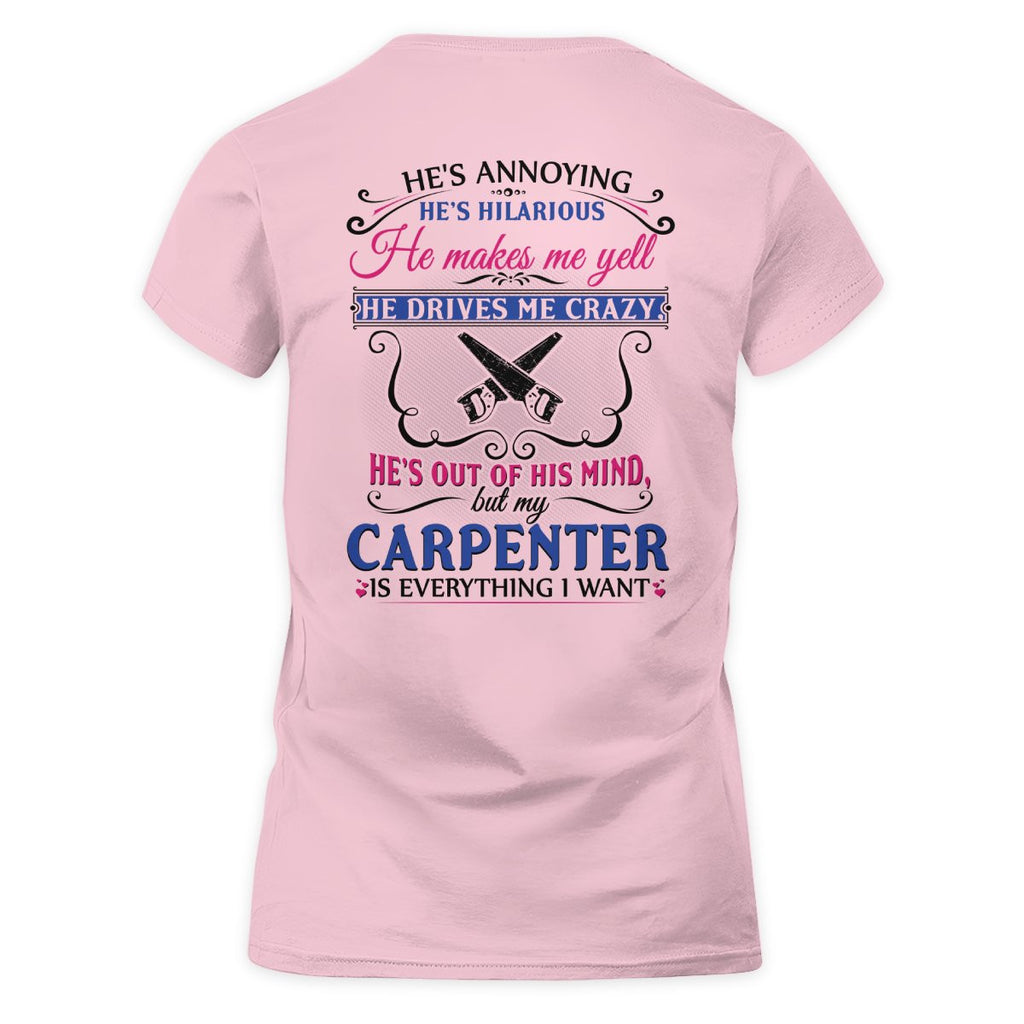 Awesome Carpenter's Lady-T-Shirt-#M110225HILLA5BCARPZ6
