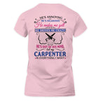 Awesome Carpenter's Lady-T-Shirt-#M110225HILLA5BCARPZ6