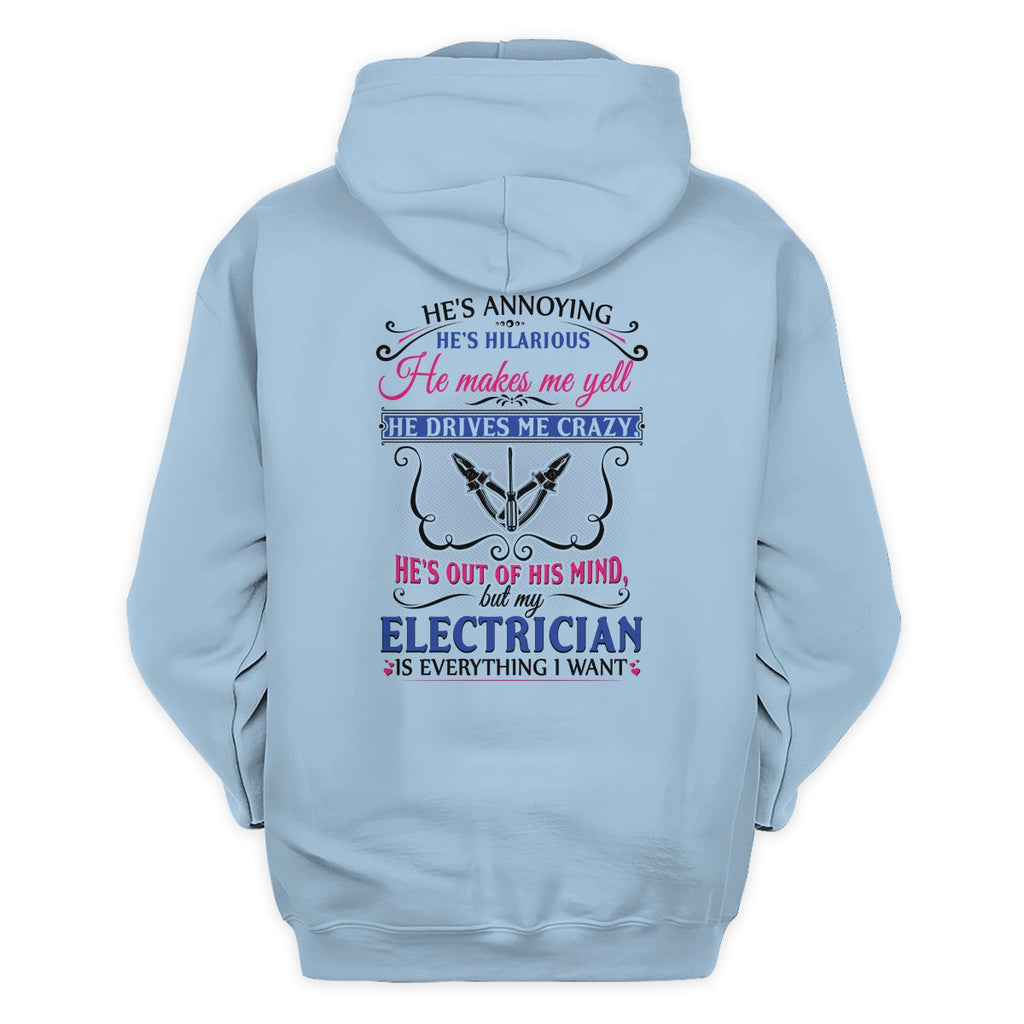 Awesome Electrician's Lady-T-Shirt - grunx260804-0067