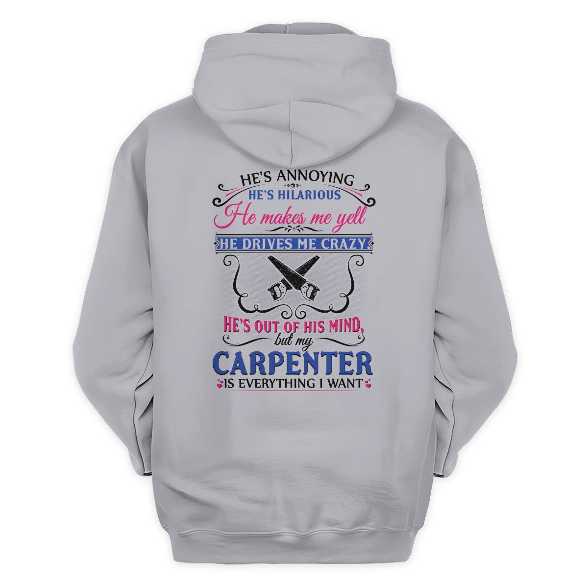 Awesome Carpenter's Lady-T-Shirt-#M110225HILLA5BCARPZ6