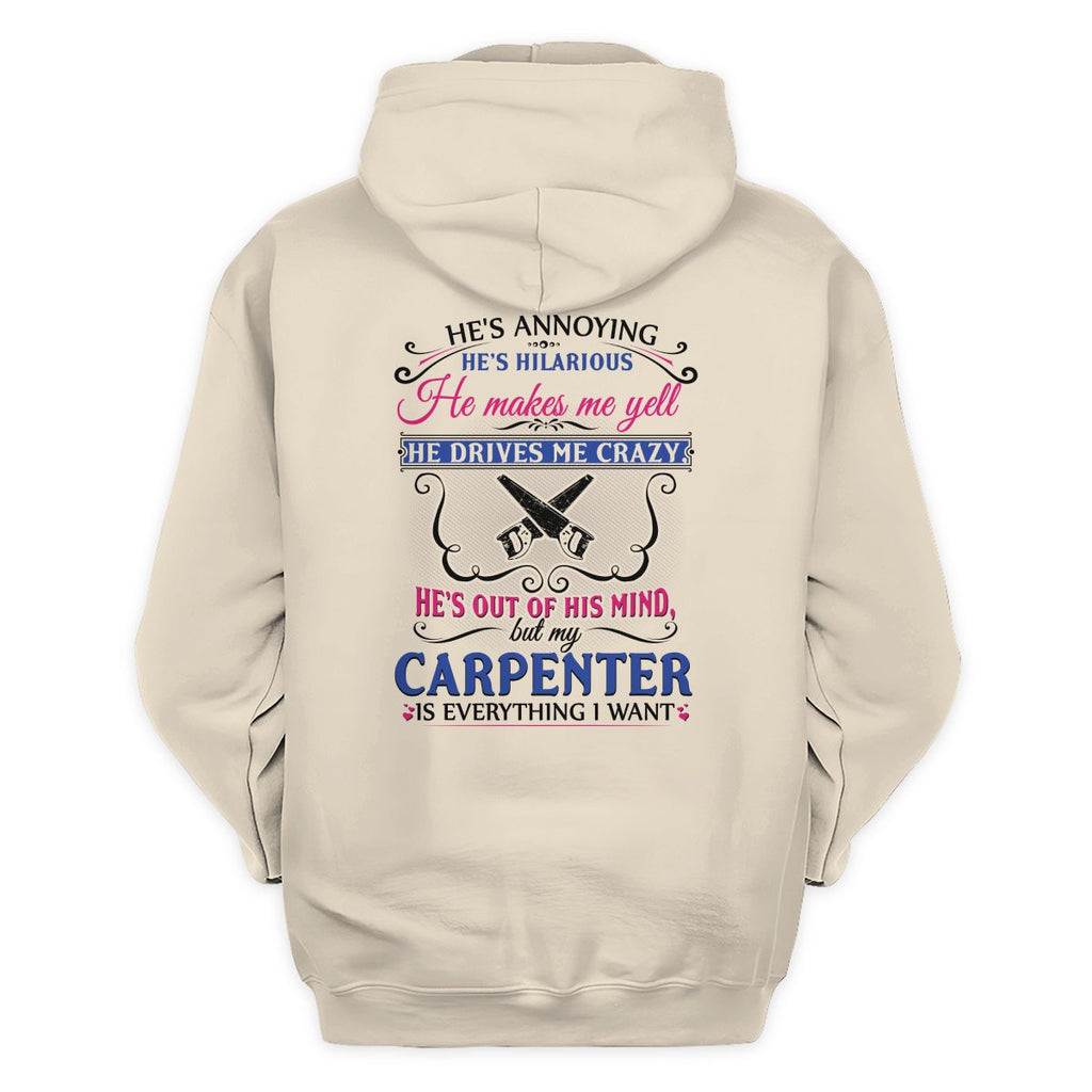 Awesome Carpenter's Lady-T-Shirt-#M110225HILLA5BCARPZ6