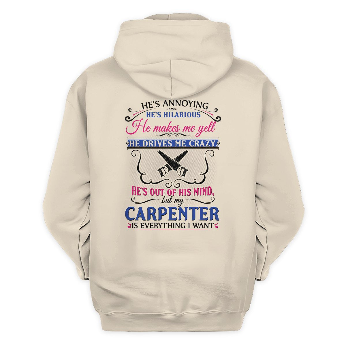 Awesome Carpenter's Lady-T-Shirt-#M110225HILLA5BCARPZ6