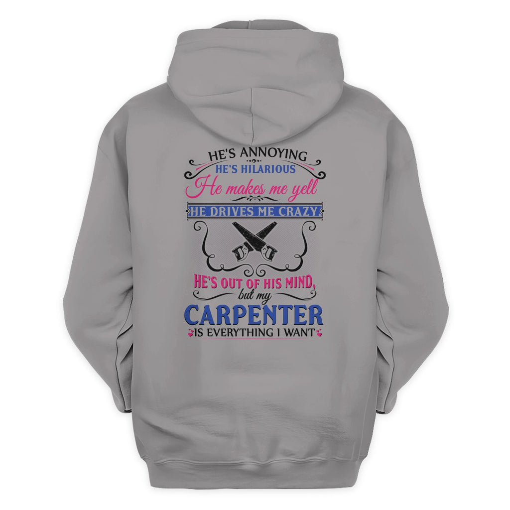 Awesome Carpenter's Lady-T-Shirt-#M110225HILLA5BCARPZ6