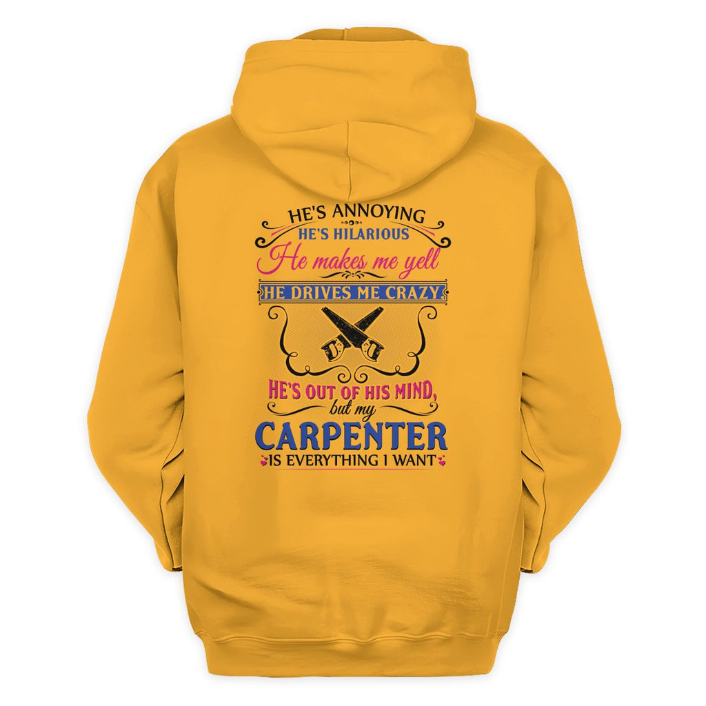 Awesome Carpenter's Lady-T-Shirt-#M110225HILLA5BCARPZ6