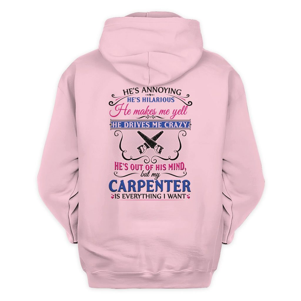 Awesome Carpenter's Lady-T-Shirt-#M110225HILLA5BCARPZ6