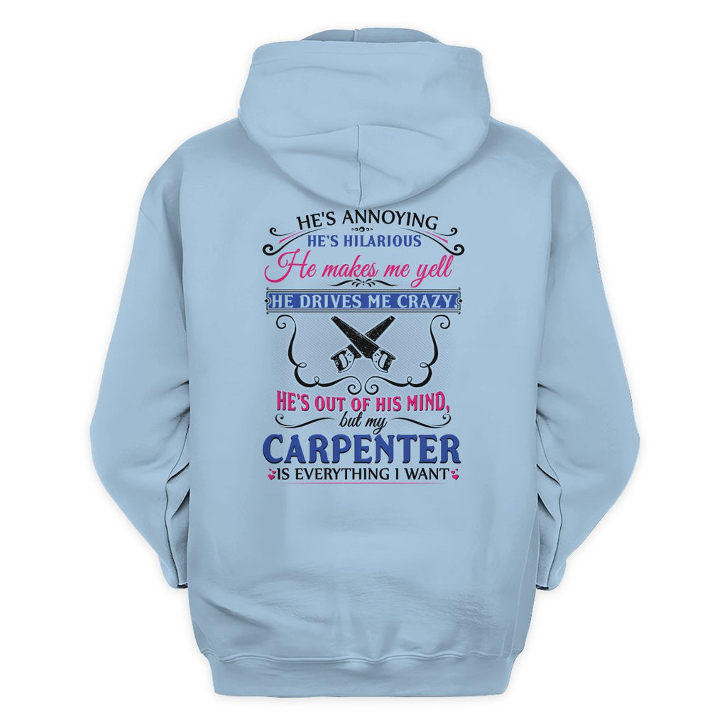Awesome Carpenter's Lady-T-Shirt-#M110225HILLA5BCARPZ6