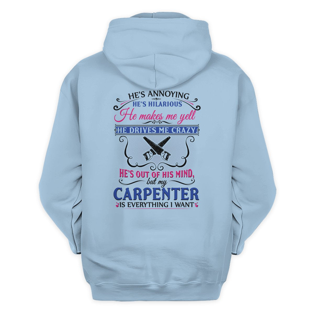 Awesome Carpenter's Lady-T-Shirt-#M110225HILLA5BCARPZ6