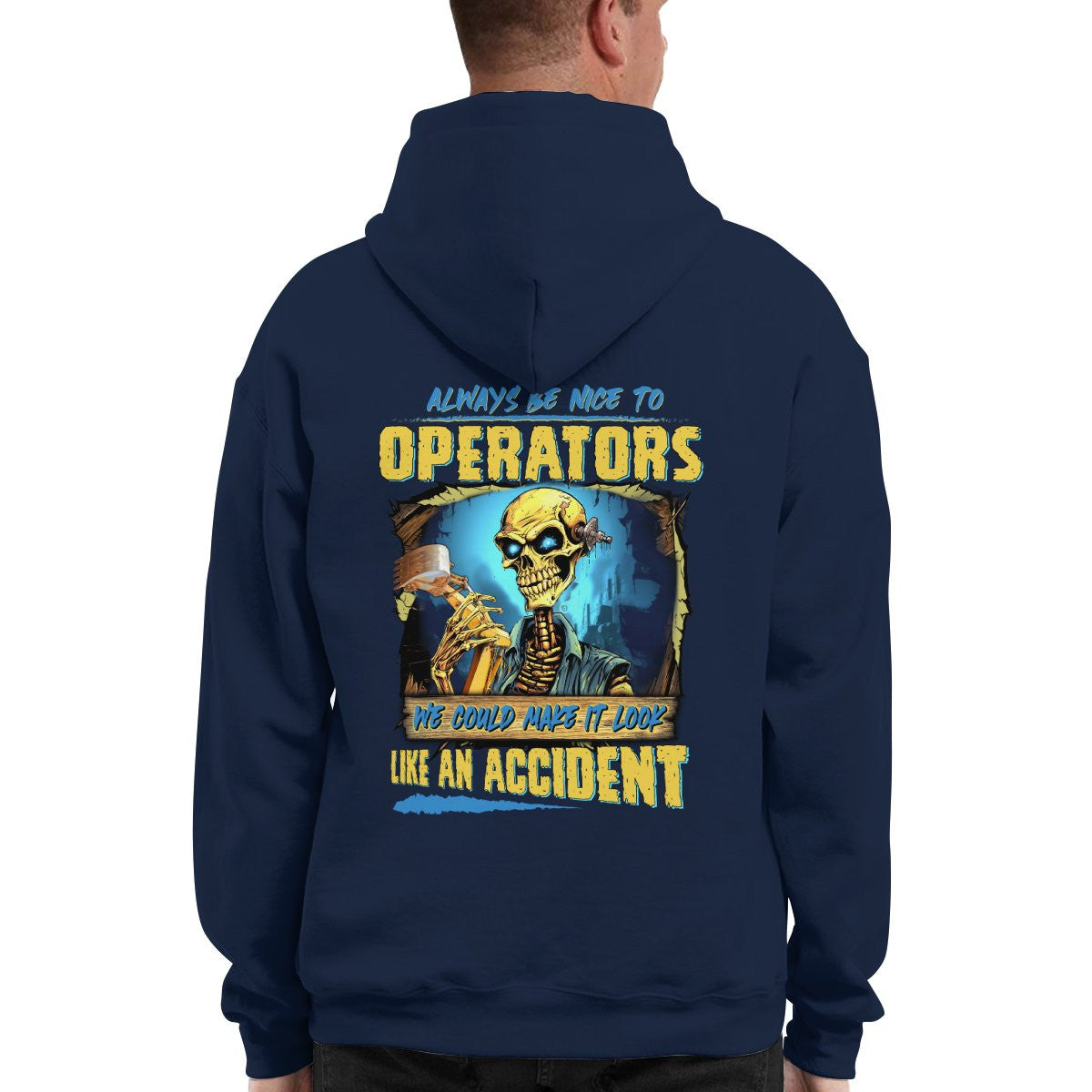 Always be nice to Operators-Hoodie - grunx260804-0116
