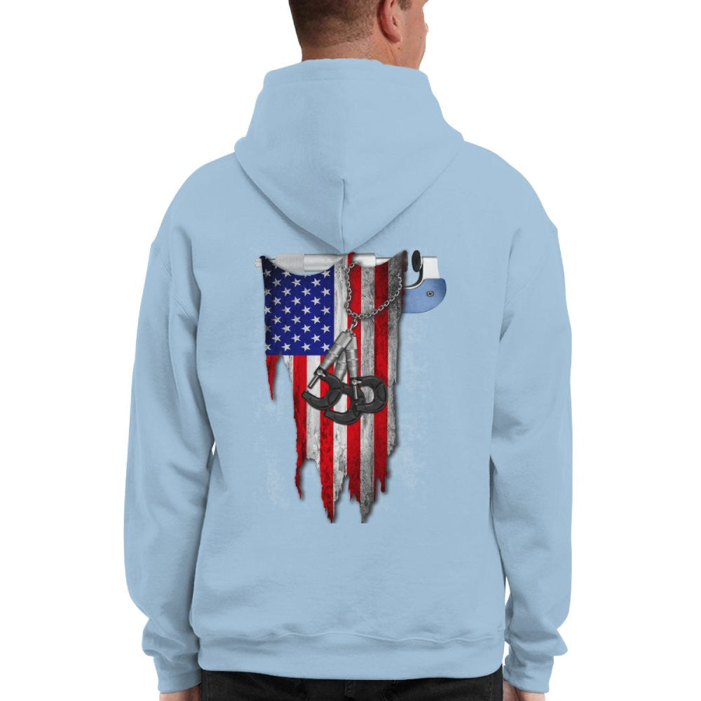 American Pride Machinist Apparel - USA Flag T-Shirt, Hoodie & More - grunx260804-0155