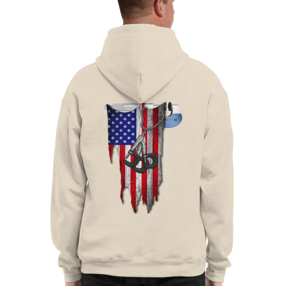 American Pride Machinist Apparel - USA Flag T-Shirt, Hoodie & More - grunx260804-0155