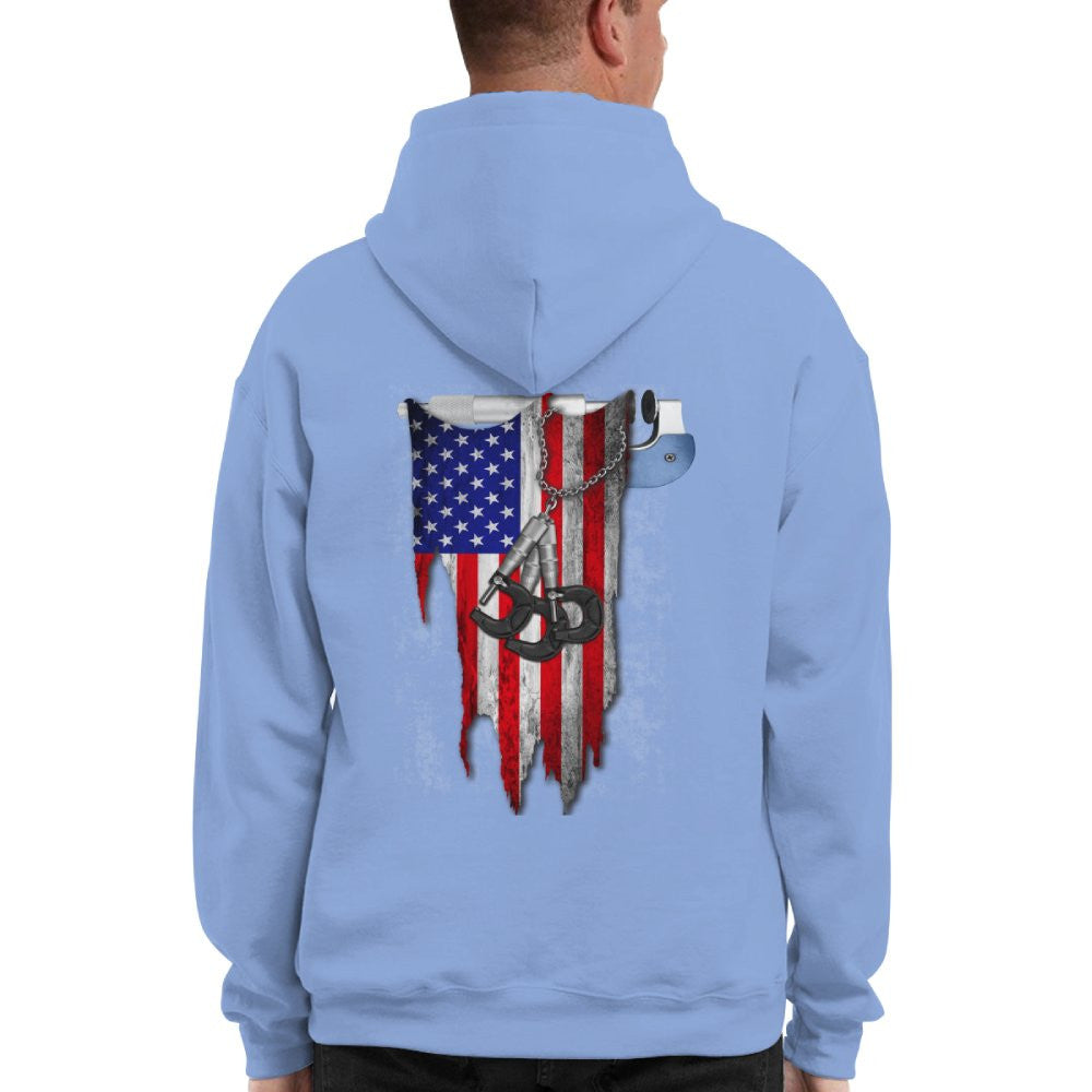 American Pride Machinist Apparel - USA Flag T-Shirt, Hoodie & More - grunx260804-0155