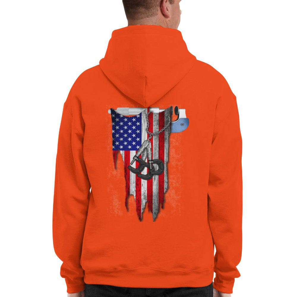 American Pride Machinist Apparel - USA Flag T-Shirt, Hoodie & More - grunx260804-0155