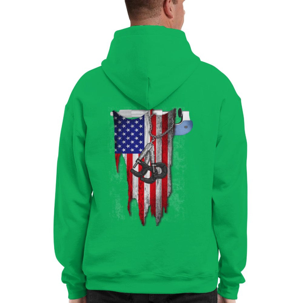 American Pride Machinist Apparel - USA Flag T-Shirt, Hoodie & More - grunx260804-0155
