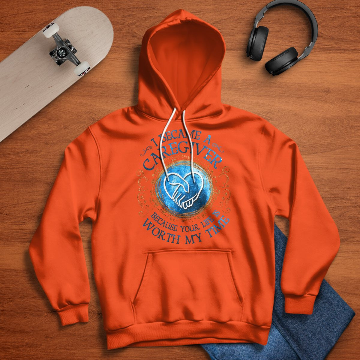 Awesome Caregiver-Hoodie-#F171224WORMY9FCAREZ4