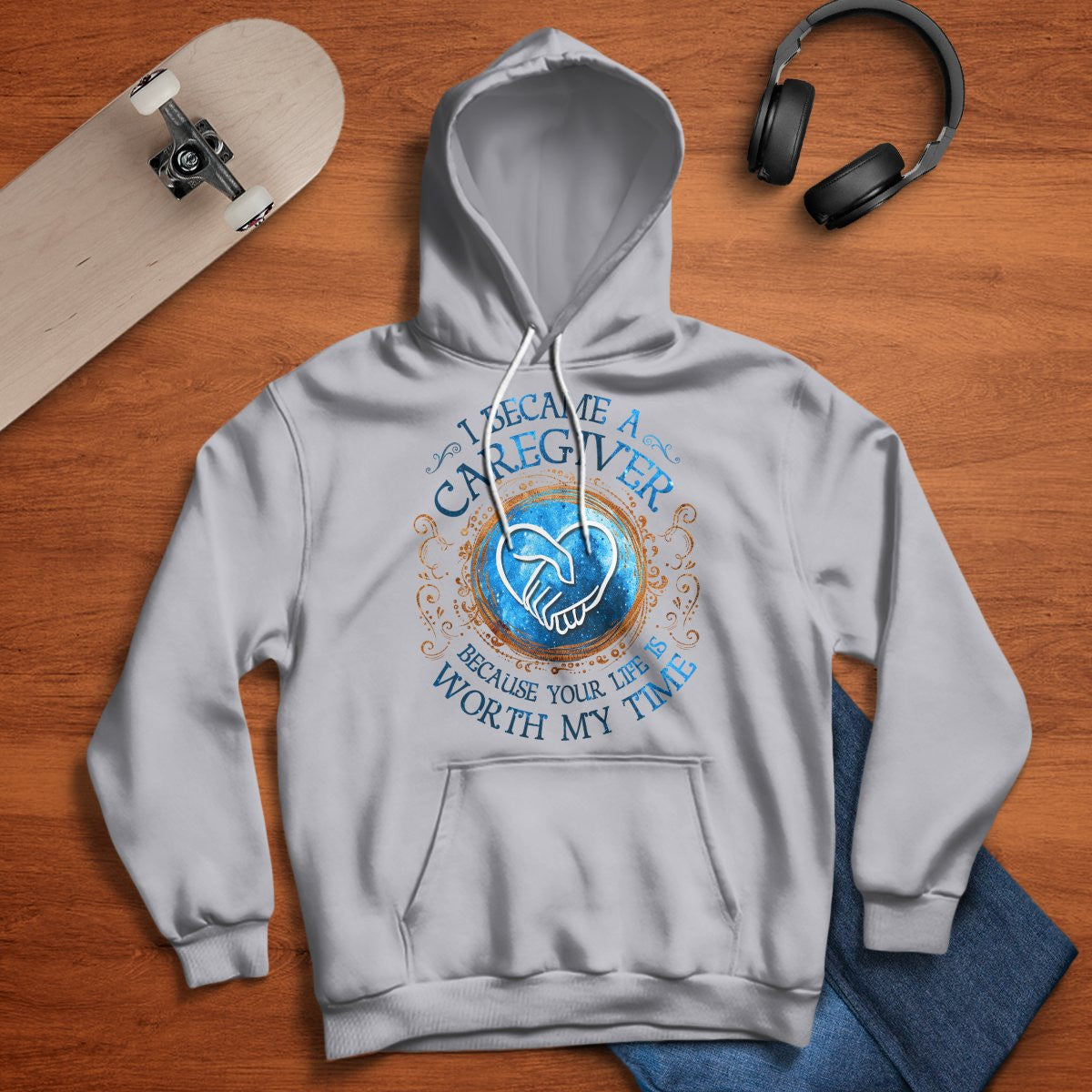 Awesome Caregiver-Hoodie-#F171224WORMY9FCAREZ4