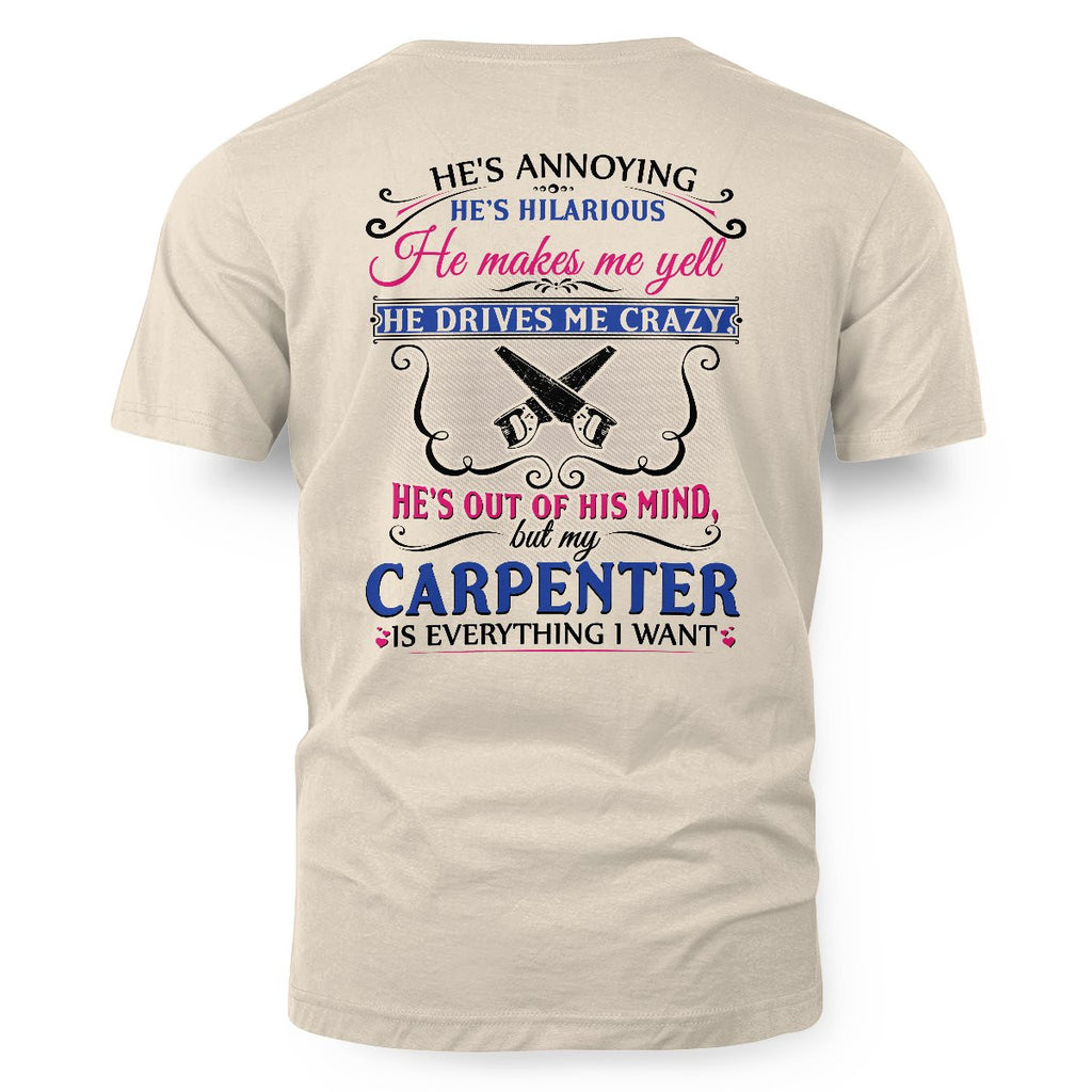 Awesome Carpenter's Lady-T-Shirt-#M110225HILLA5BCARPZ6