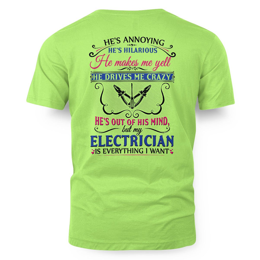 Awesome Electrician's Lady-T-Shirt - grunx260804-0067
