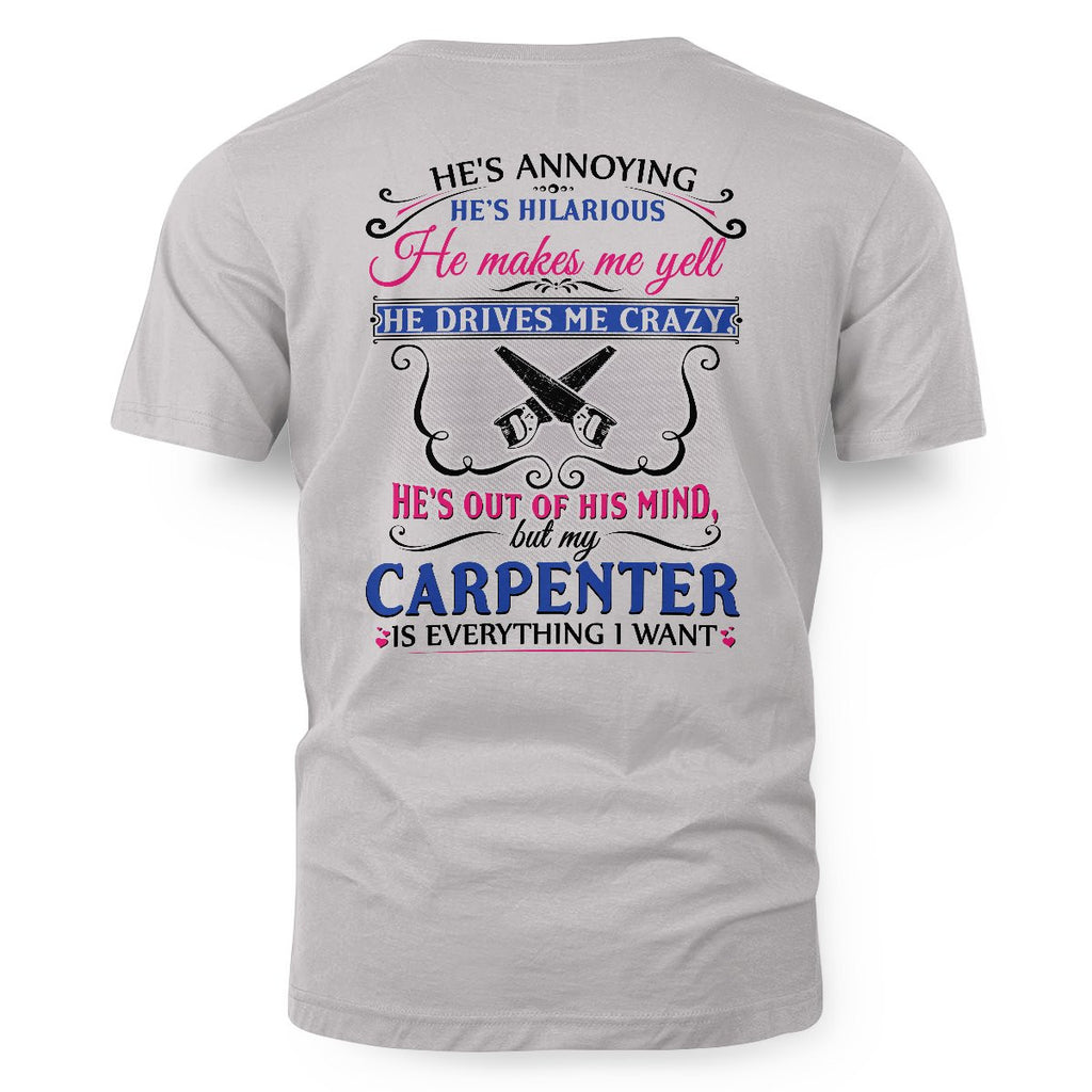 Awesome Carpenter's Lady-T-Shirt-#M110225HILLA5BCARPZ6