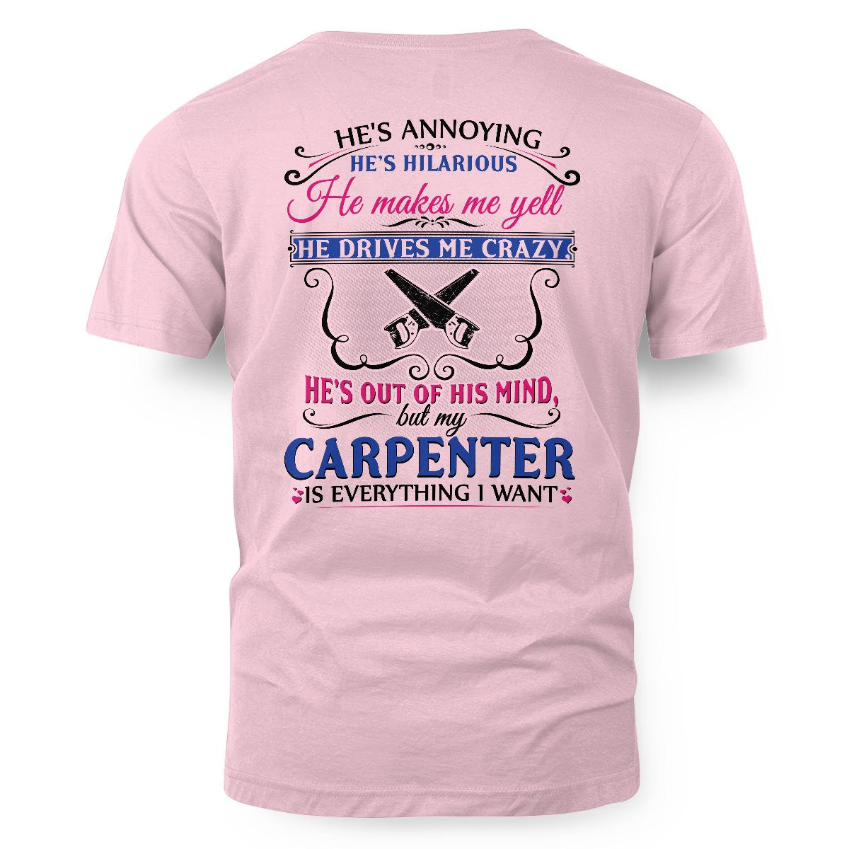 Awesome Carpenter's Lady-T-Shirt-#M110225HILLA5BCARPZ6
