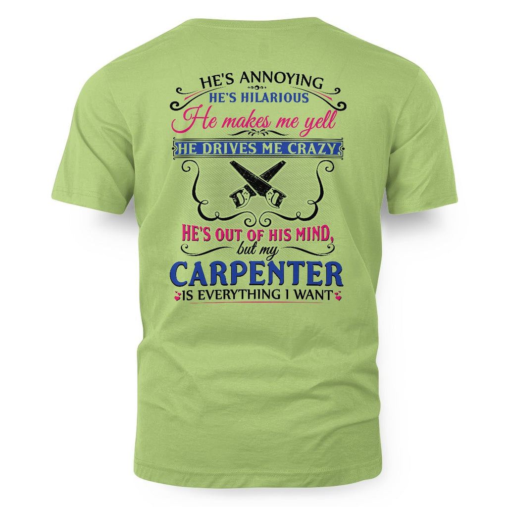 Awesome Carpenter's Lady-T-Shirt-#M110225HILLA5BCARPZ6