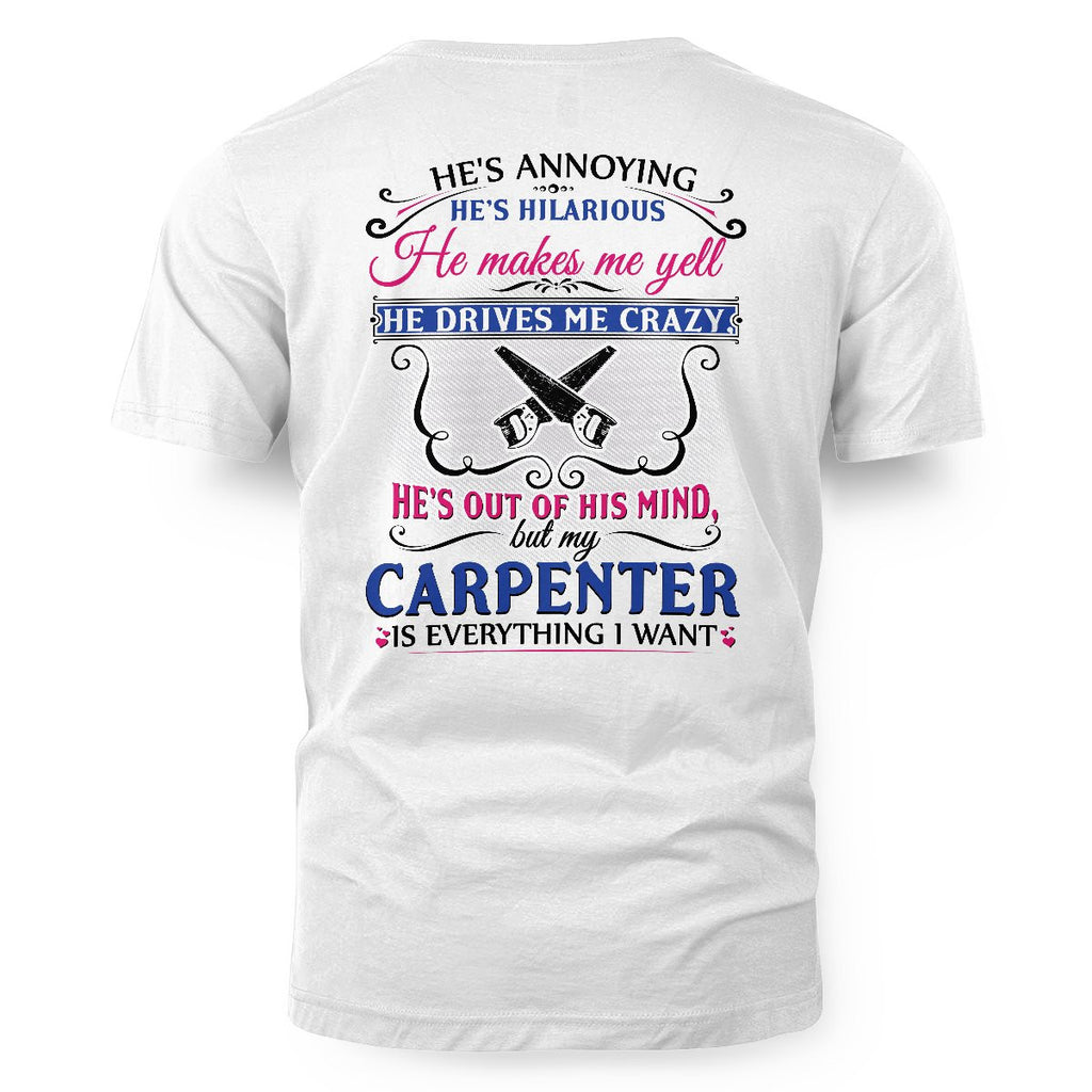 Awesome Carpenter's Lady-T-Shirt-#M110225HILLA5BCARPZ6