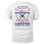 Awesome Carpenter's Lady-T-Shirt-#M110225HILLA5BCARPZ6