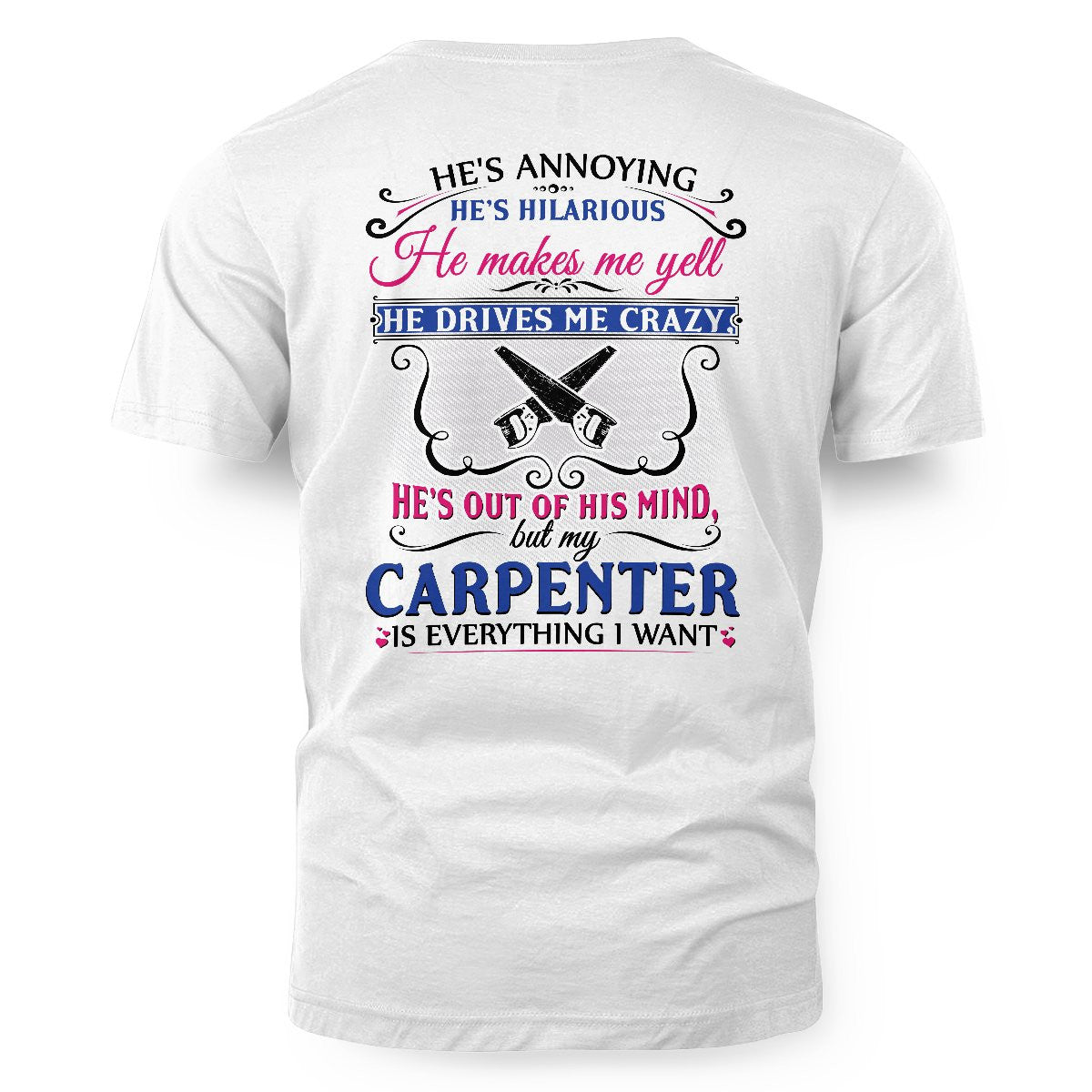 Awesome Carpenter's Lady-T-Shirt-#M110225HILLA5BCARPZ6
