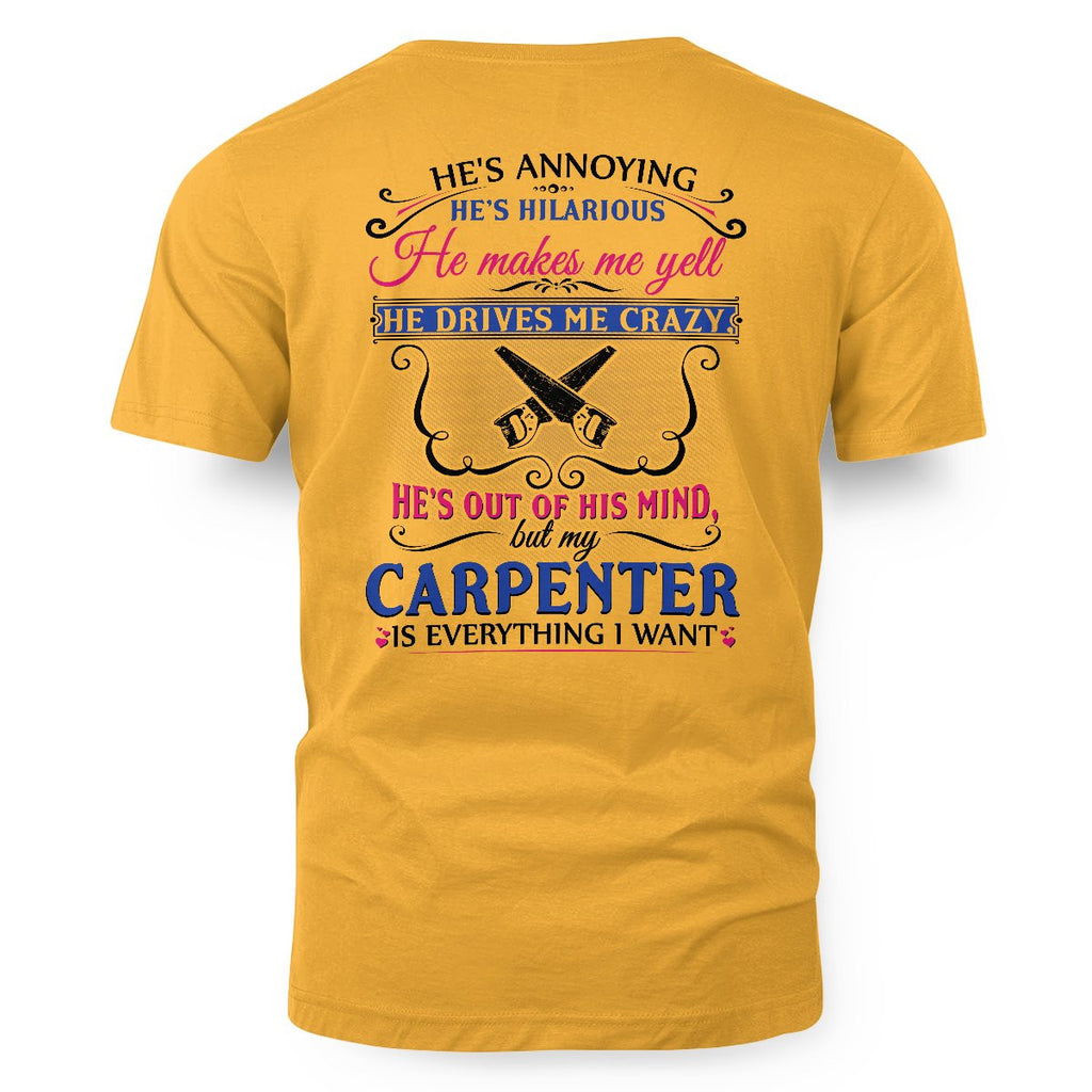 Awesome Carpenter's Lady-T-Shirt-#M110225HILLA5BCARPZ6