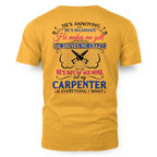 Awesome Carpenter's Lady-T-Shirt-#M110225HILLA5BCARPZ6