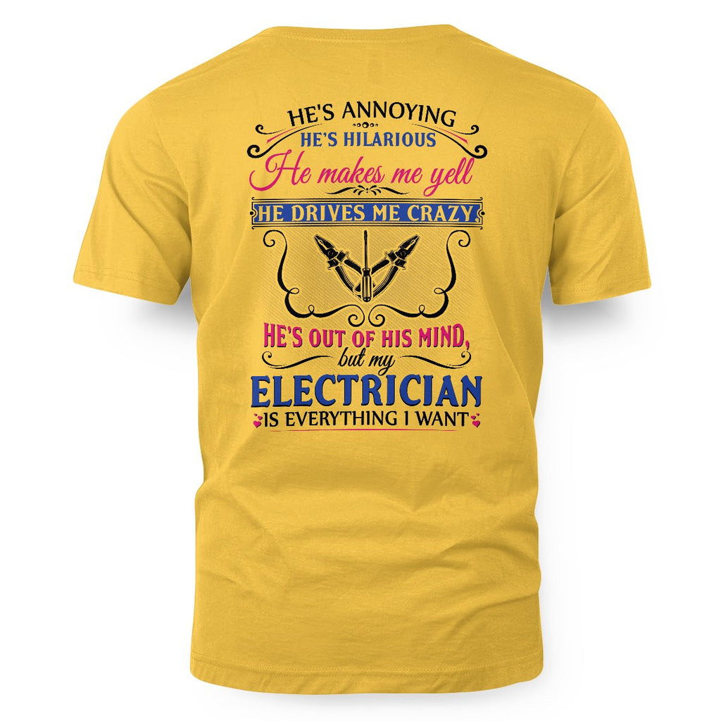 Awesome Electrician's Lady-T-Shirt - grunx260804-0067