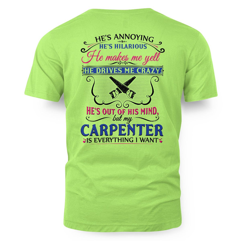 Awesome Carpenter's Lady-T-Shirt-#M110225HILLA5BCARPZ6