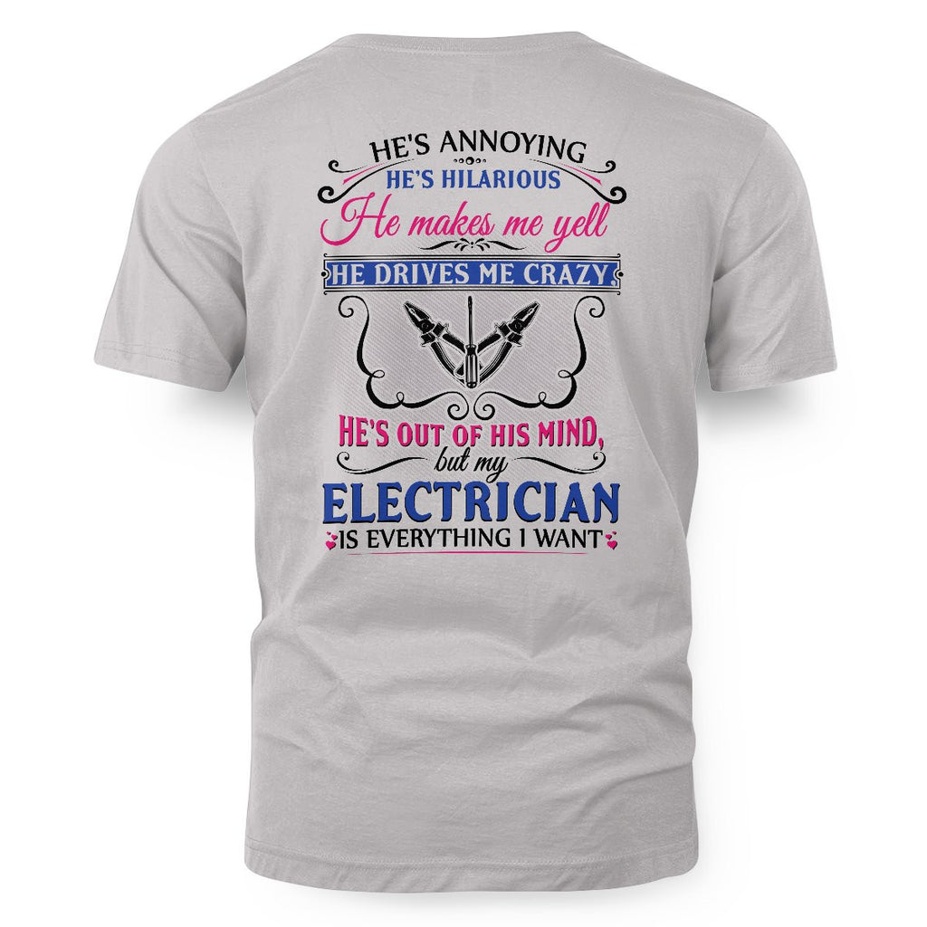 Awesome Electrician's Lady-T-Shirt - grunx260804-0067