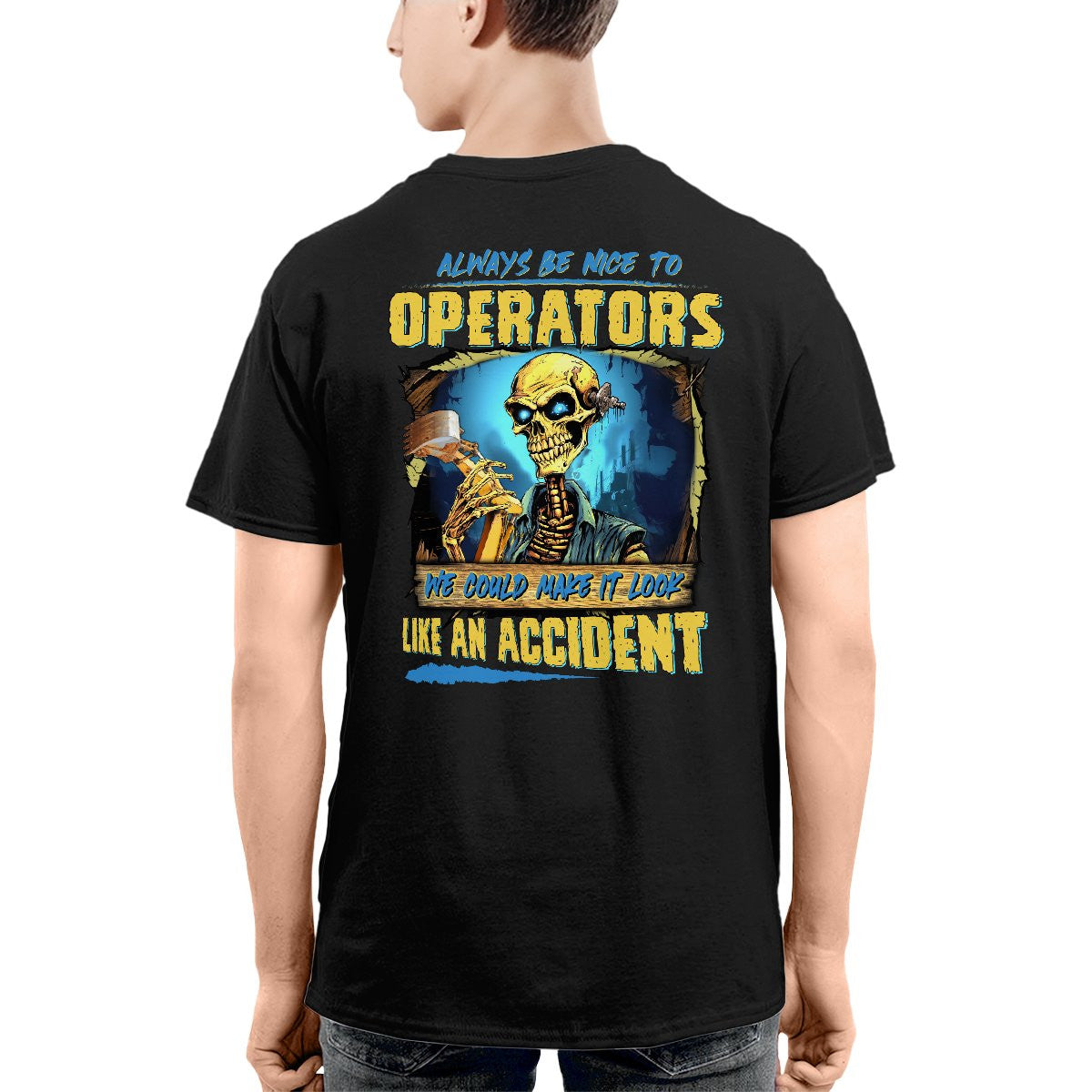 Always be nice to Operators-Hoodie - grunx260804-0116