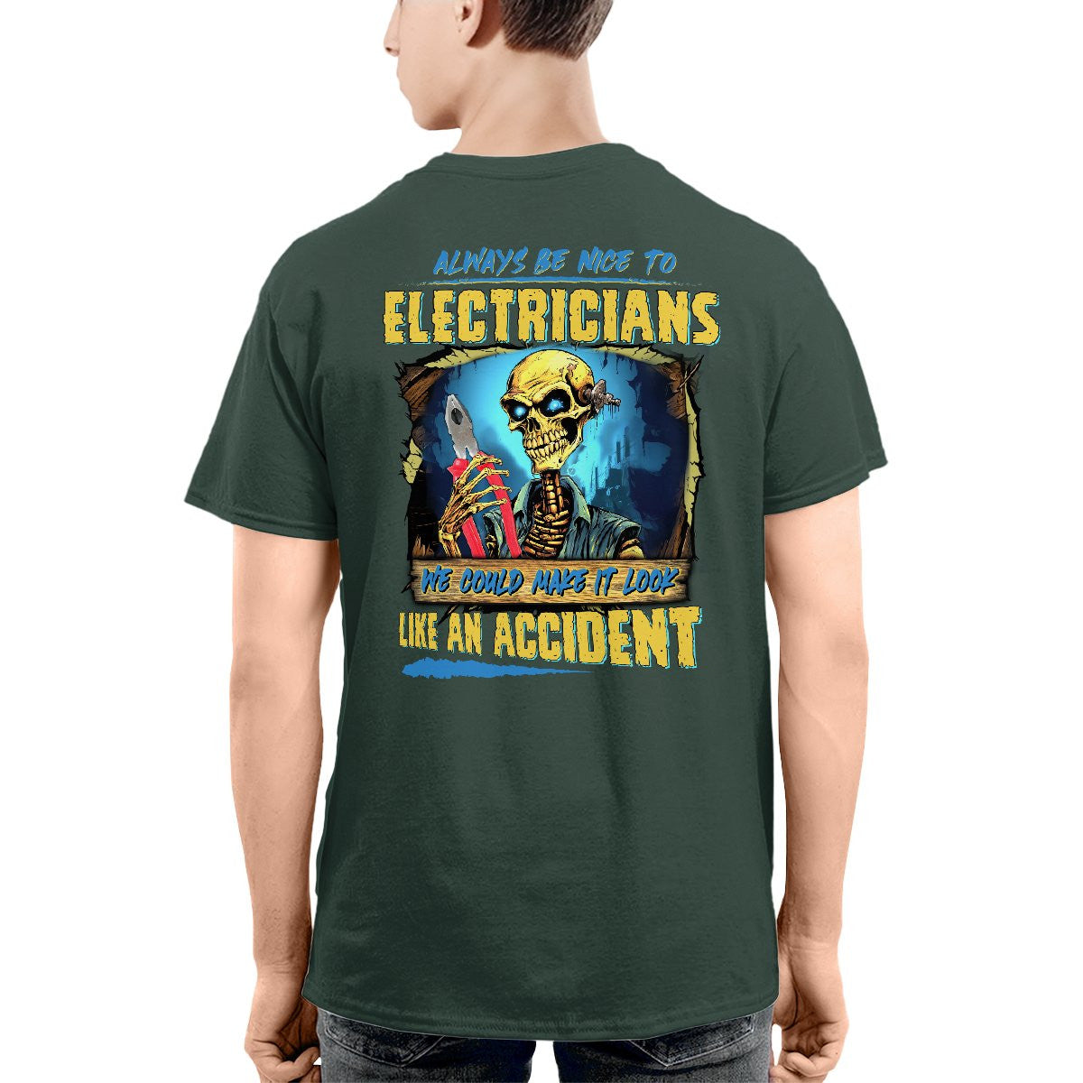 Always be nice to Electricians-Hoodie - grunx260804-0107