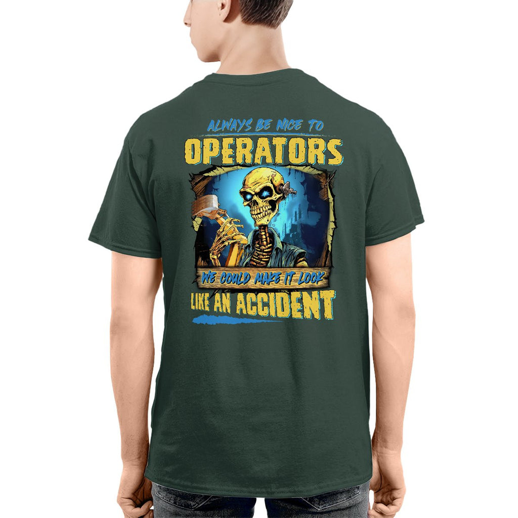 Always be nice to Operators-Hoodie - grunx260804-0116