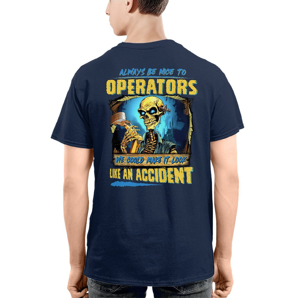 Always be nice to Operators-Hoodie - grunx260804-0116