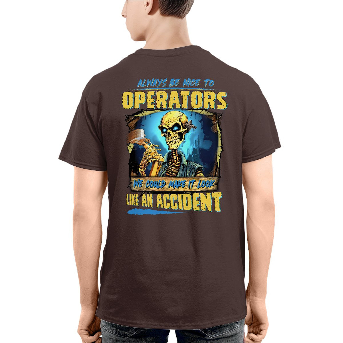 Always be nice to Operators-Hoodie - grunx260804-0116