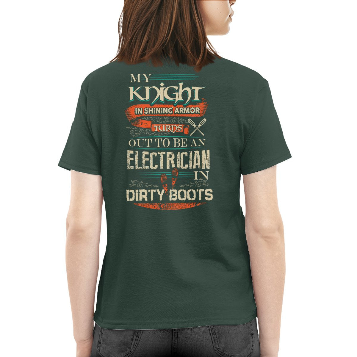 Awesome Electrician's lady-Hoodie - grunx260804-0066