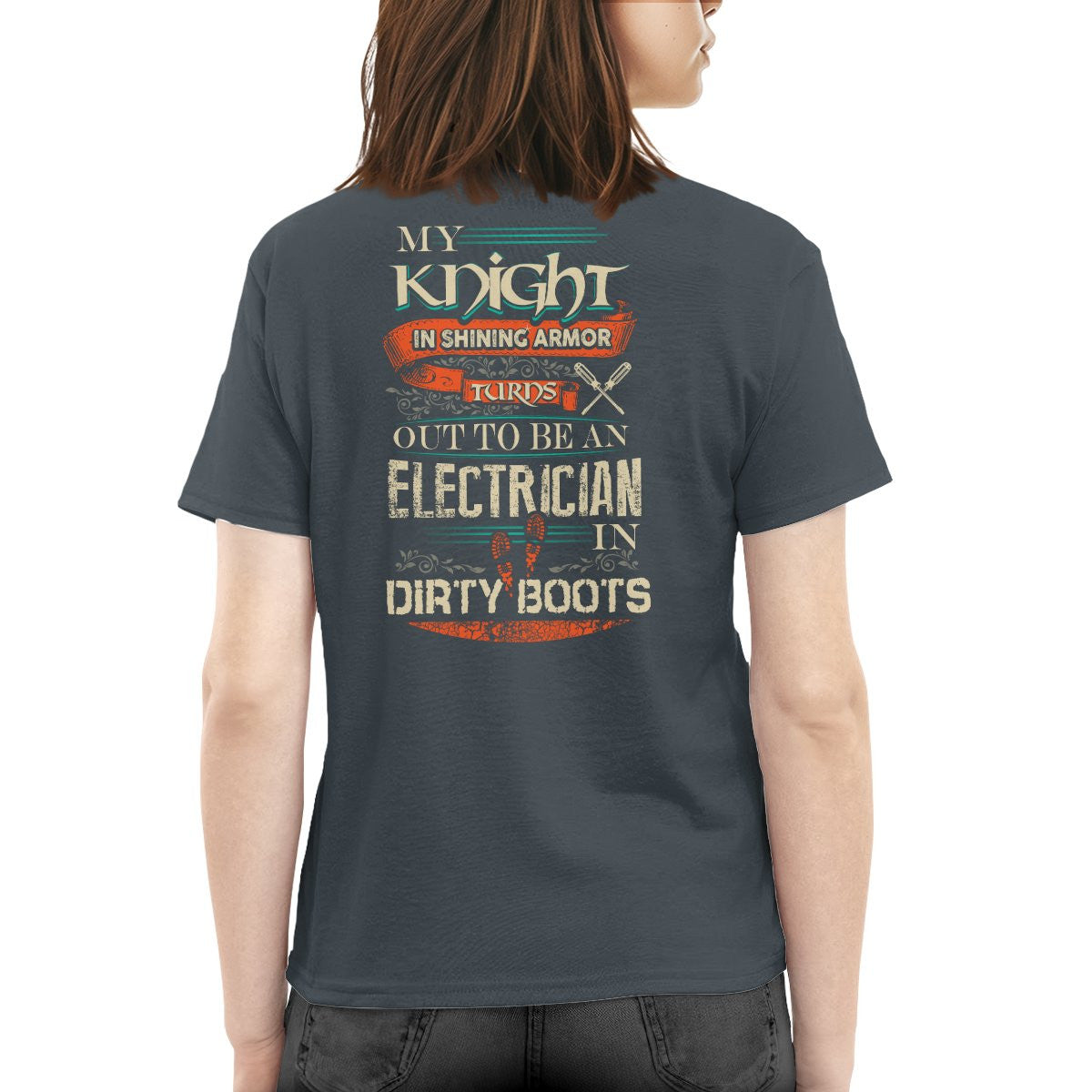 Awesome Electrician's lady-Hoodie - grunx260804-0066