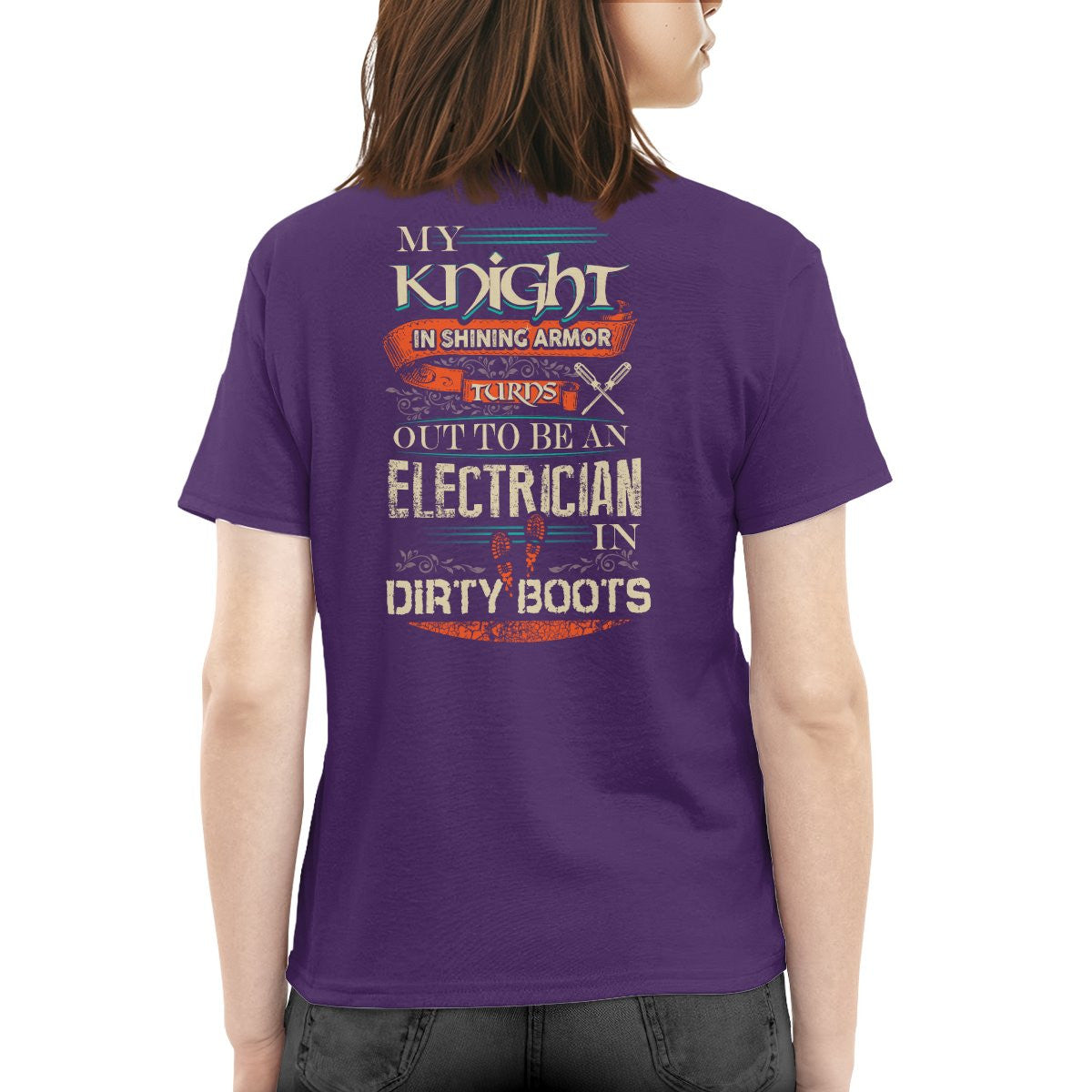 Awesome Electrician's lady-Hoodie - grunx260804-0066