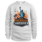 All American Caregiver - USA Pride T-Shirt, Hoodie & More - grunx260804-0087