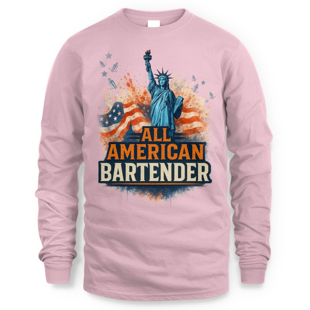All American Bartender - USA Pride T-Shirt, Hoodie & More - grunx260804-0086
