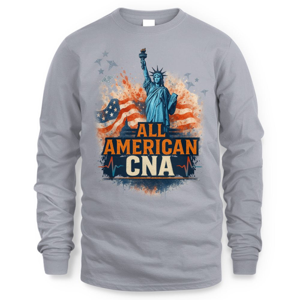 All American CNA - USA Pride T-Shirt, Hoodie & More - grunx260804-0088