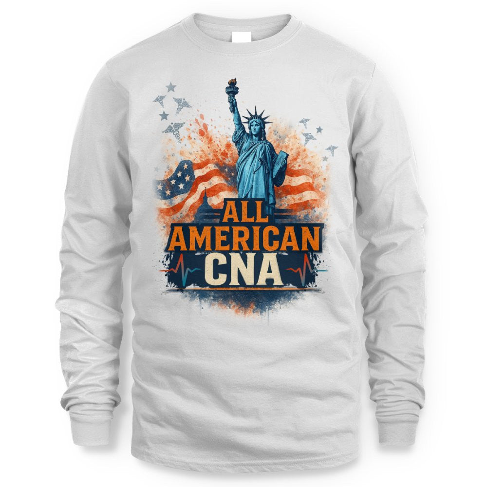 All American CNA - USA Pride T-Shirt, Hoodie & More - grunx260804-0088