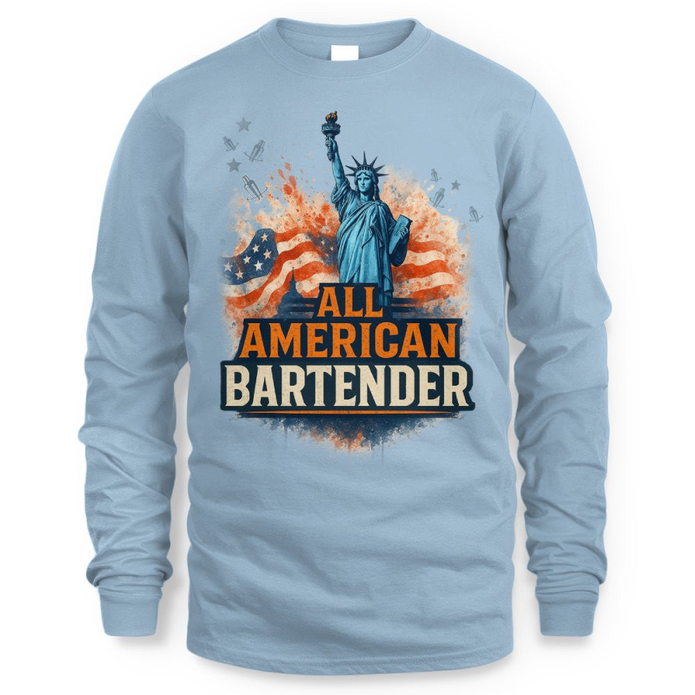 All American Bartender - USA Pride T-Shirt, Hoodie & More - grunx260804-0086