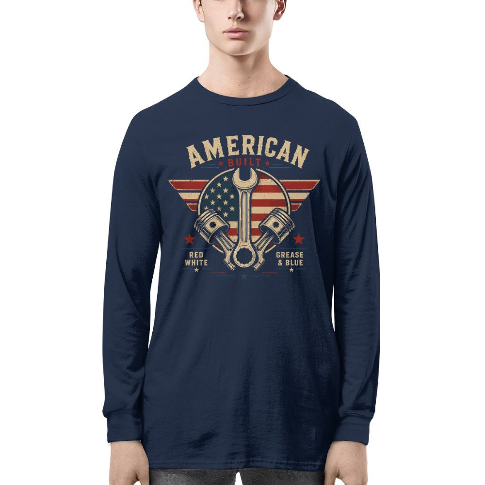 American Built Mechanic Apparel - Patriotic T-Shirt Hoodie & More - grunx260804-0120