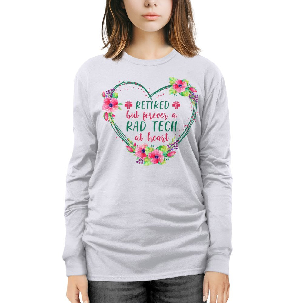 Retired But Forever A Rad Tech At Heart T-Shirt Hoodie & More - grunx260804-0226
